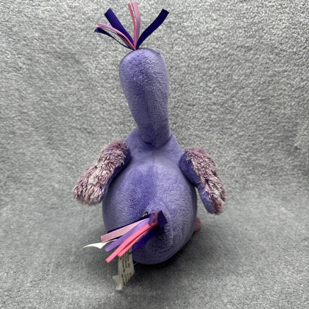 Webkinz Plumfadoodle Plush Purple Pink‎ Bird Stuffed Animal HM662 No Code